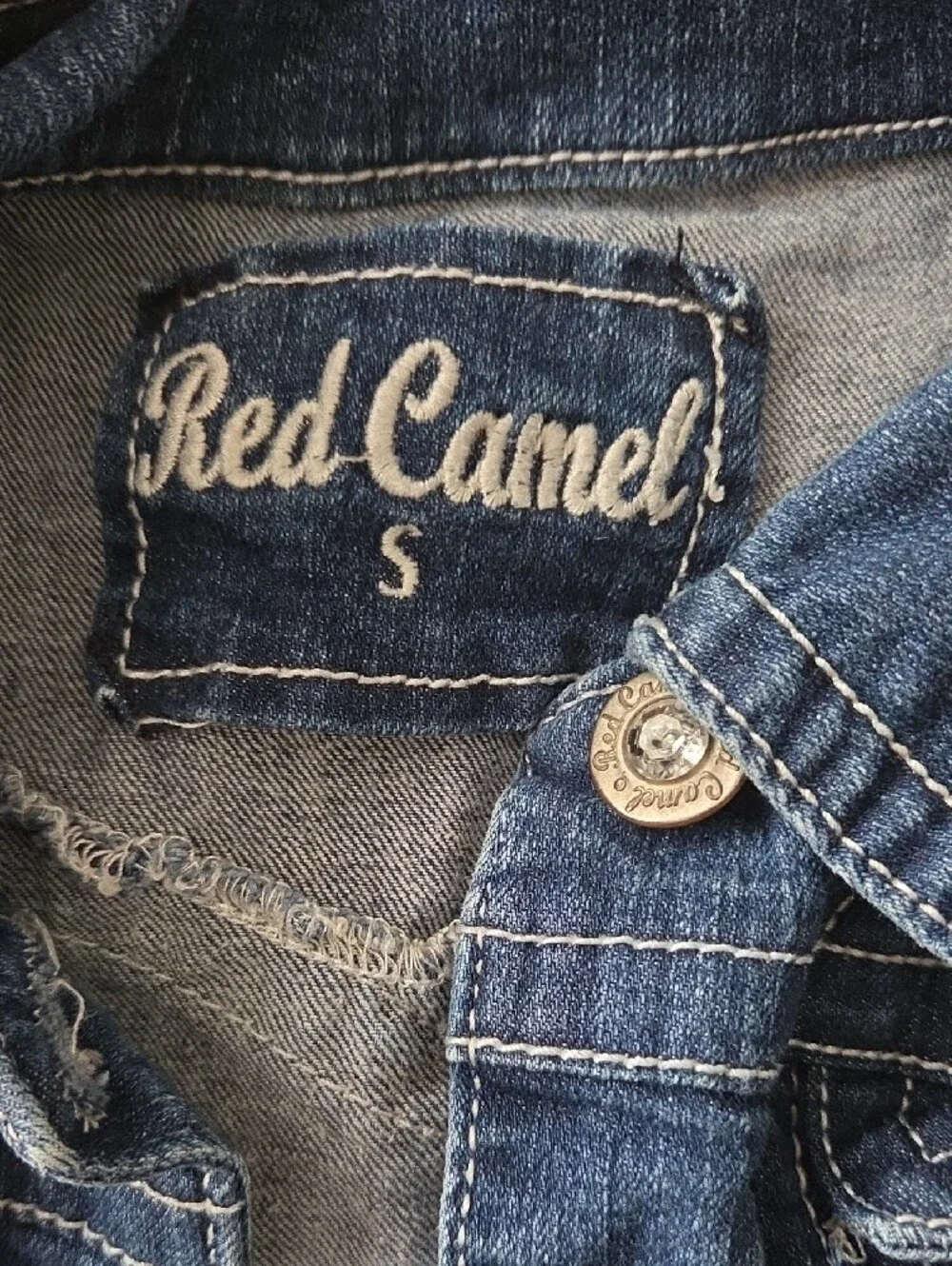 Red Camel Girls Blue Denim Button-Up Jean Jacket
